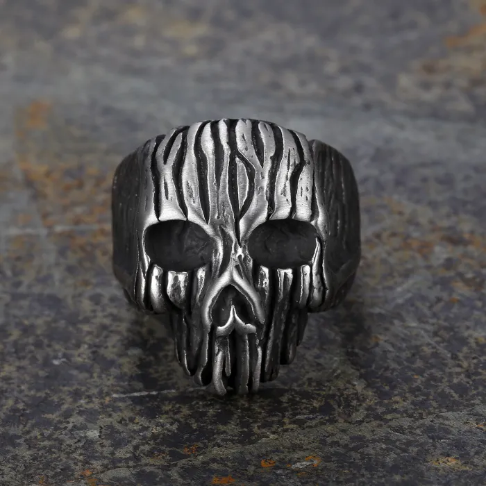 Wholesale Vintage Skull Ring – Stainless Steel Gothic Men’s Band Supplier & Factory Price