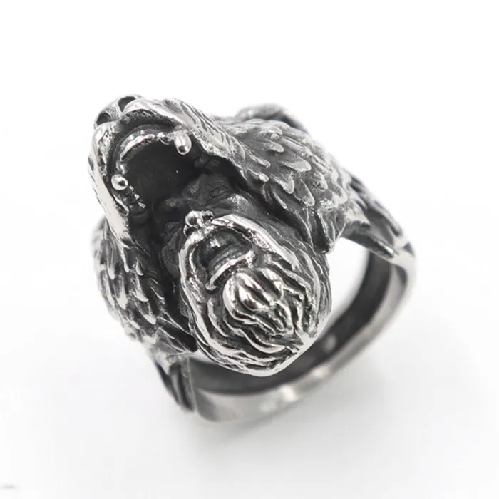 Wholesale Viking Berserker Bear Ring – Stainless Steel Nordic Men’s Band Factory Price