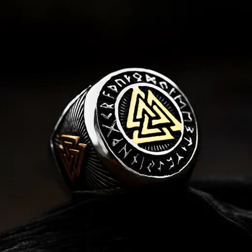 Wholesale Nordic Animal Rune Ring – Stainless Steel Viking Jewelry Supplier & Factory Price - Ulikings