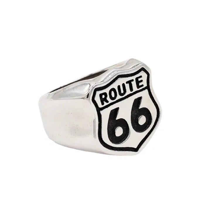 Wholesale Vintage Route 66 Ring – Stainless Steel Biker Men’s Band Factory Price