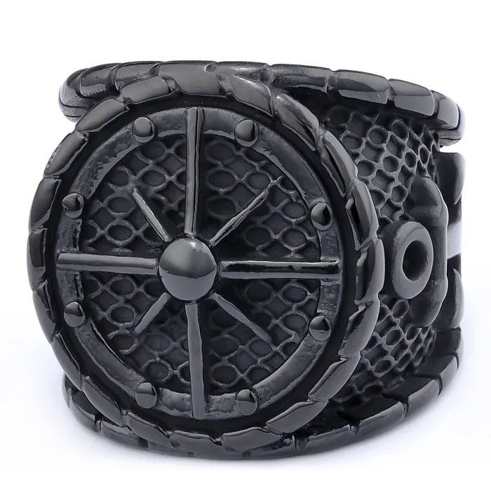 Wholesale Vintage Anchor Compass Ring – Stainless Steel Nautical Men’s Band Factory Price
