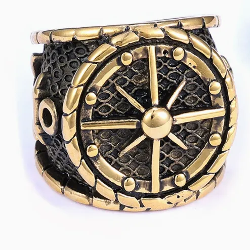 Wholesale Vintage Anchor Compass Ring – Stainless Steel Nautical Men’s Band Factory Price